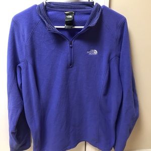 Women’s purple north face fleece